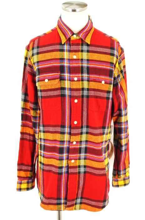 Polo by RALPH LAUREN (ポロバイラルフローレン) ビッグサイズチェックネルシャツ メンズ トップス