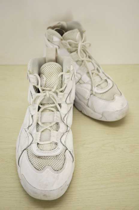 NIKE (ナイキ) AIR MAX2 UPTEMPO 94 TRIPLE WHITE ハイカットスニーカー メンズ シューズ