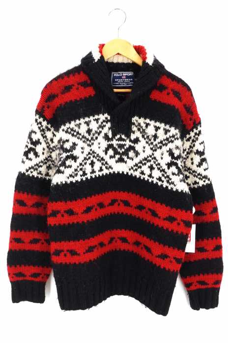POLO SPORT RALPH LAUREN (ポロスポーツラルフローレン) ノルディック柄ウールニット メンズ トップス