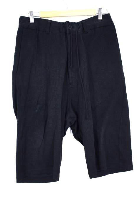 Yohji Yamamoto POUR HOMME（ヨウジヤマモトプールオム） リネンコットンワイドクロップドパンツ メンズ パンツ
