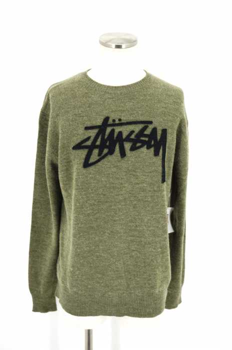 STUSSY （ステューシー） 胸ロゴニットセーター メンズ トップス