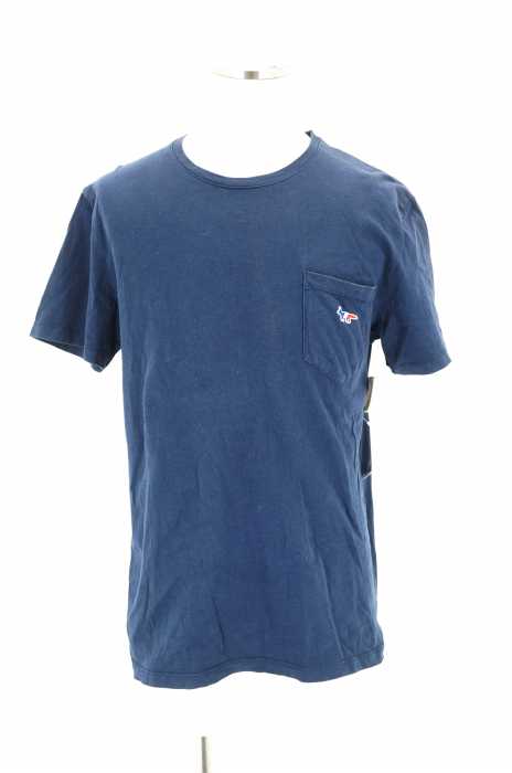 MAISON KITSUNE メゾンキツネ (メゾンキツネ) 半袖ポケットTシャツ メンズ トップス