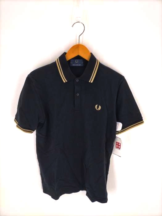 FRED PERRY（フレッドペリー） ロゴ刺繍半袖ポロシャツ メンズ トップス