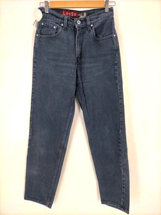 Levis（リーバイス） 90S USA製 SilverTab シルタブ 後染め LOOSE バギーデニム レディース パンツ