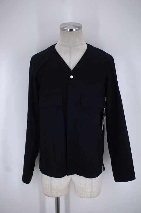 Name. (ネーム) 16SS ウール混ノーカラーシャツ メンズ トップス