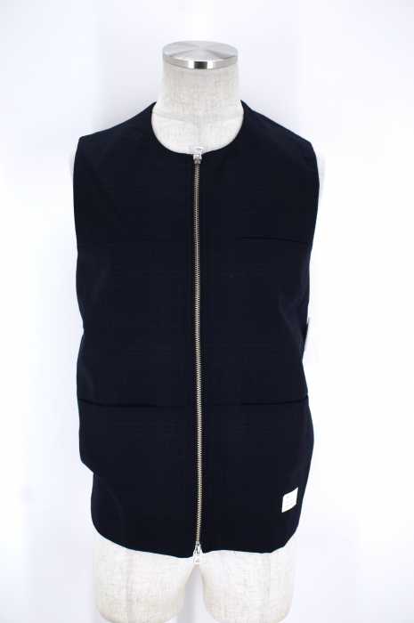 Name. （ネーム） 15SS ノーカラージップアップベスト メンズ トップス