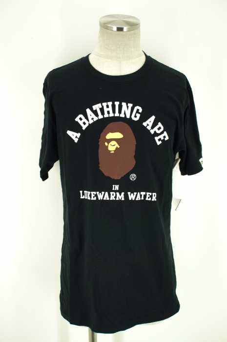 A BATHING APE （アベイシングエイプ） クルーネックプリントTシャツ メンズ トップス