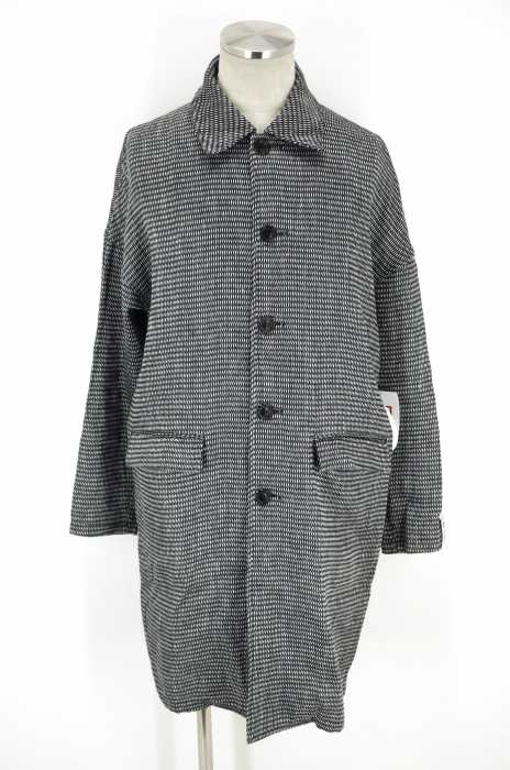 SHAREEF (シャリーフ) 16SS リネン×コットンステンカラーコート メンズ アウター