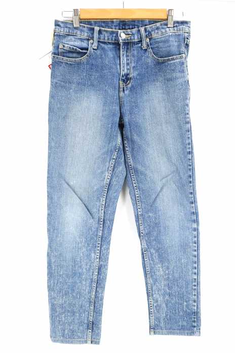 CHEAP MONDAY (チープマンデー) ウォッシュド加工ストレートデニムパンツ レディース パンツ
