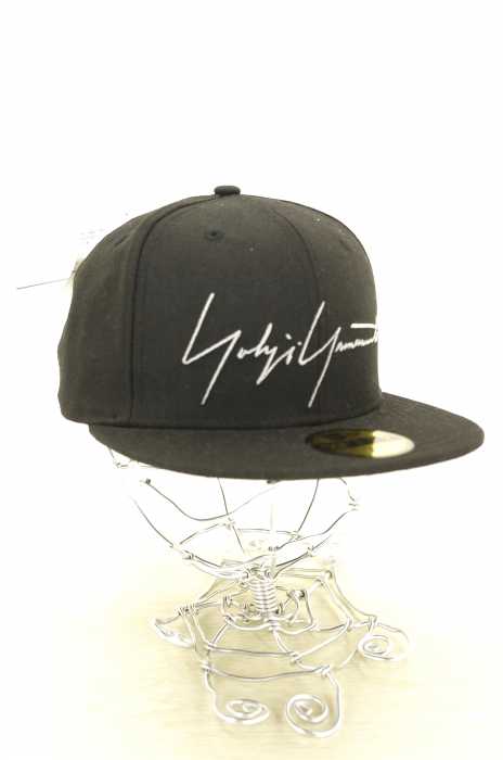 Yohji Yamamoto POUR HOMME × NEW ERA  （ヨウジヤマモトプールオム ニューエラ） ロゴ刺繍キャップ メンズ 帽子
