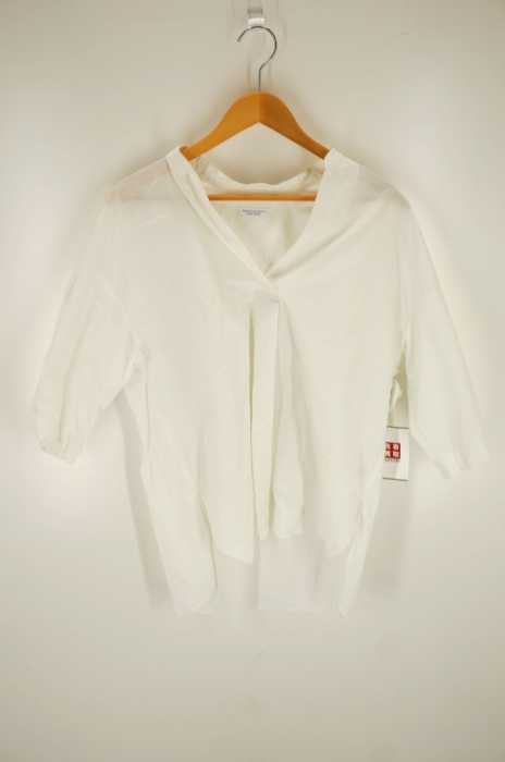 UNITED ARROWS （ユナイテッドアローズ） コットンスキッパー5分袖ブラウス レディース トップス