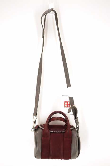 Alexander Wang （アレキサンダーワン） ROCKIE MINI ロッキーミニ バイカラーレザードラム&ショルダーバッグ レディース バッグ