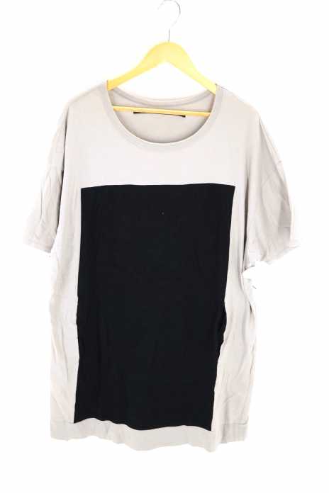 my beautiful land let（マイビューティフルランドレット） コットンブロック切替ロングTシャツ メンズ トップス