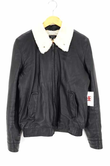 A.P.C. (アーペーセー) 裏ボアムートン レアー ジャケット メンズ アウター
