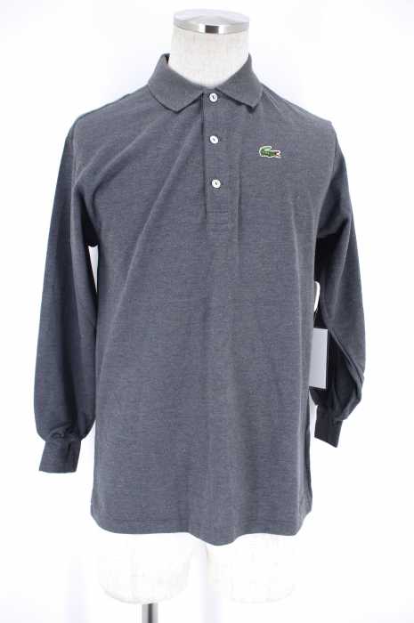 LACOSTE （ラコステ） ワンポイトワッペン付きポロシャツ メンズ トップス