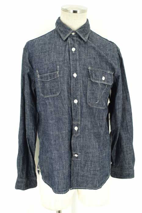 Schott （ショット） セルヴィッジ シャンブレー ワークシャツ メンズ トップス