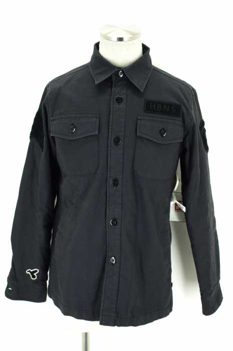 HBNS (ハバノス) ロゴ入り中綿ジャケット メンズ アウター