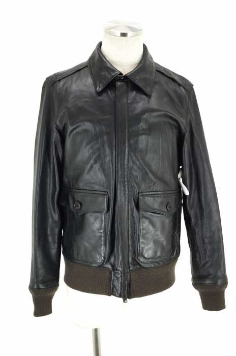 UNITED ARROWS green label relaxing （ユナイテッドアローズグリーンレーベルリラクシング） ラムレザーA-2ジャケット メンズ アウター
