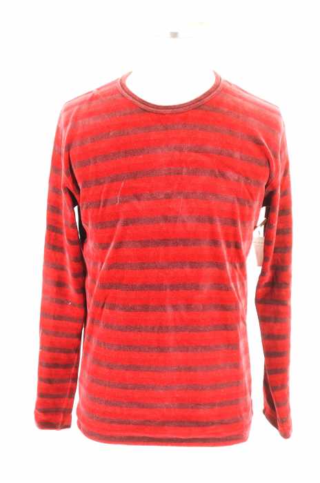 Yohji Yamamoto D'URBAN A.A.R （ヨウジヤマモト　ダーバン　アール） パイルベロアボーダートップス　 メンズ トップス