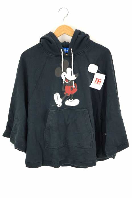 Disney（ディズニー） キャラクタープリント スウェットパーカーポンチョ レディース トップス
