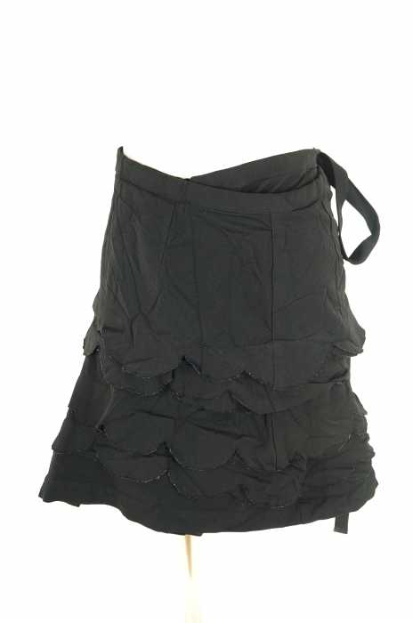 COMME des GARCONS COMME des GARCONS（コムデギャルソンコムデギャルソン） AD2004  ポリ縮巻きスカート レディース スカート