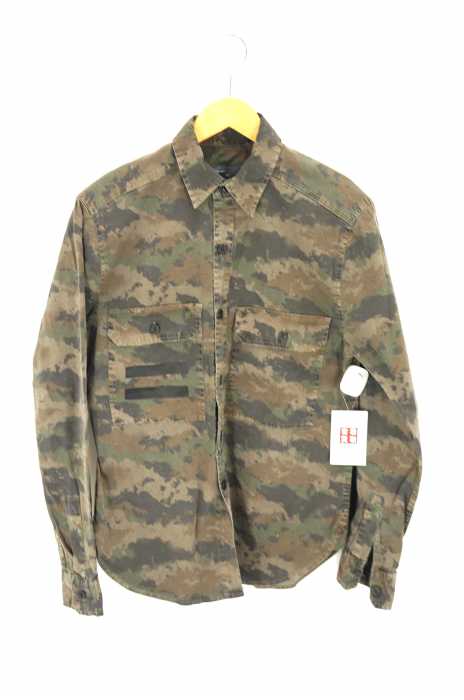 ZARA MAN （ザラマン） デジタルカモミリタリーシャツ メンズ トップス