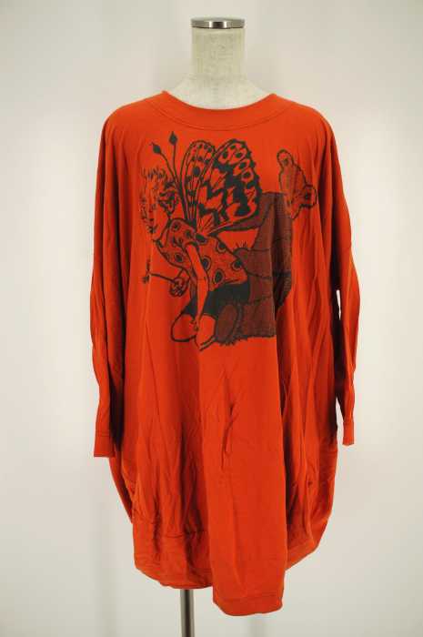 Vivienne Westwood RED LABEL (ヴィヴィアンウエストウッドレッドレーベル) プリント入りビッグTワンピース レディース ワンピース