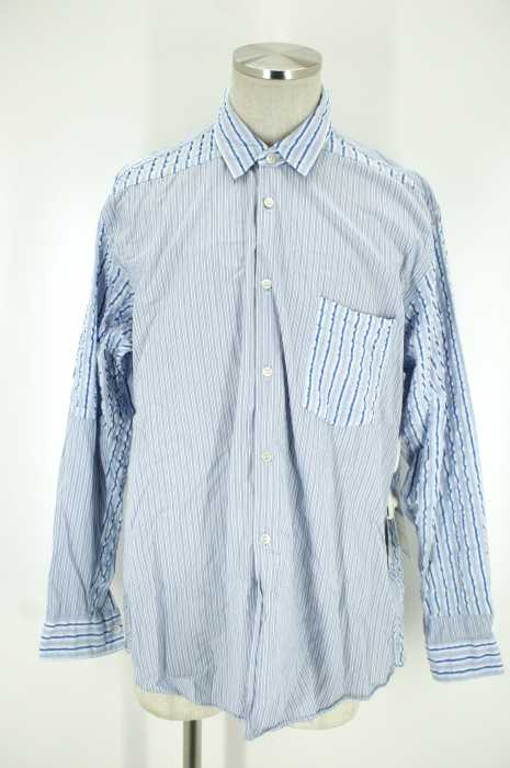 COMME des GARCONS SHIRT (コムデギャルソンシャツ) 切替ストライプシャツ メンズ トップス