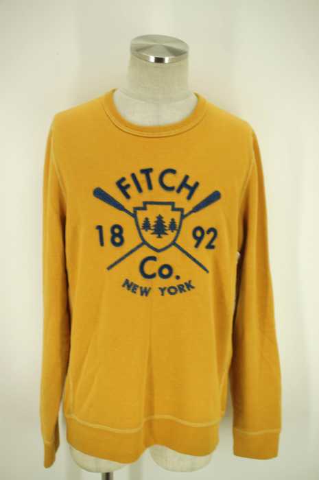 Abercrombie & Fitch （アバクロンビーアンドフィッチ） 刺繍スウェットプルオーバー メンズ トップス