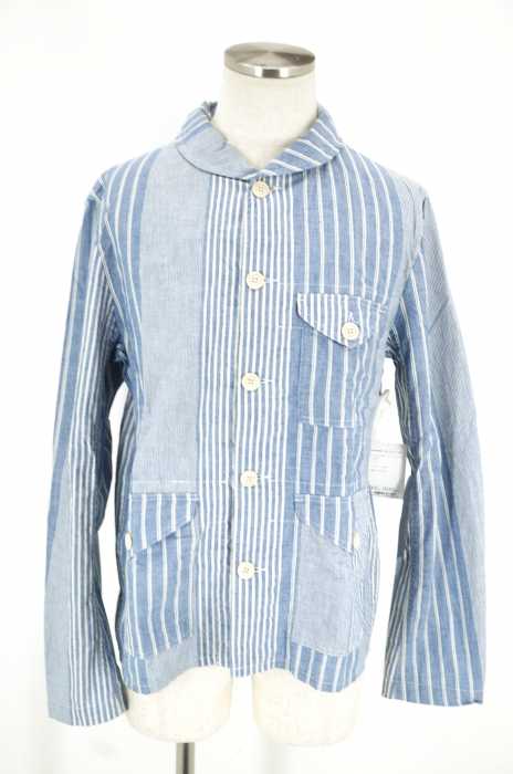 Engineered Garments (エンジニアードガーメンツ) シアサッカーストライプ柄ジャケット メンズ トップス