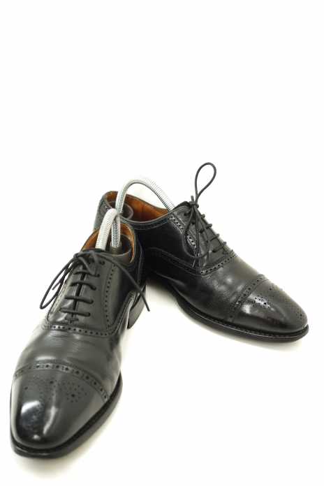 SCOTCHGRAIN for HIROKAWA （スコッチグレインフォーヒロカワ） F-0355 内羽根ストレートチップ メダリオン メンズ シューズ