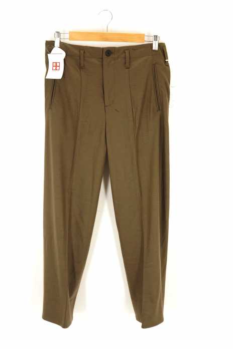 MIN（マイン） SMOOTH MELTON SLACKS WIDE TAPERED  スムースメルトンスラックスワイドテーパード メンズ パンツ