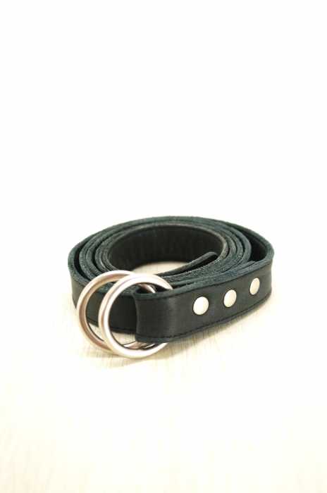 rin（リン） Leather Ring Belt メンズ ファッション雑貨