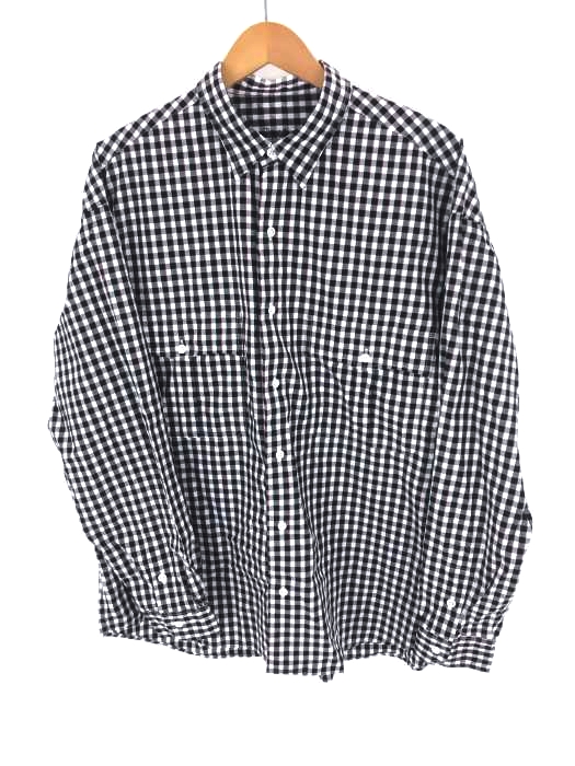 PORTER CLASSIC（ポータークラシック） ROLL UP TRICOLOR GINGHAM CHECK SHIRT メンズ トップス