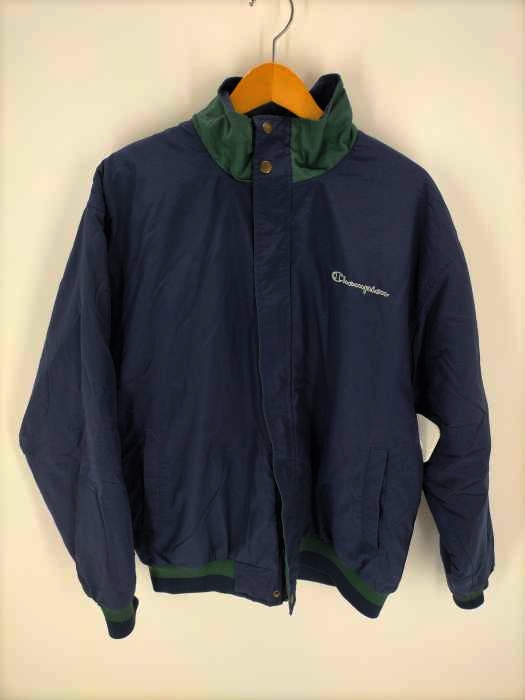 Champion（チャンピオン） 90S バックスクリプトロゴ刺繍 中綿ジップアップブルゾン メンズ アウター