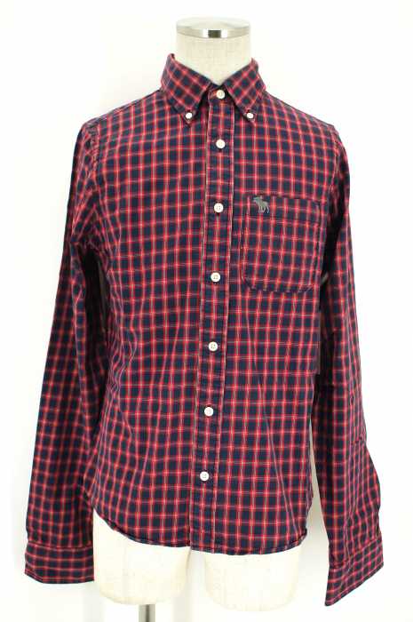 Abercrombie & Fitch （アバクロンビーアンドフィッチ） 長袖チェックシャツ メンズ トップス