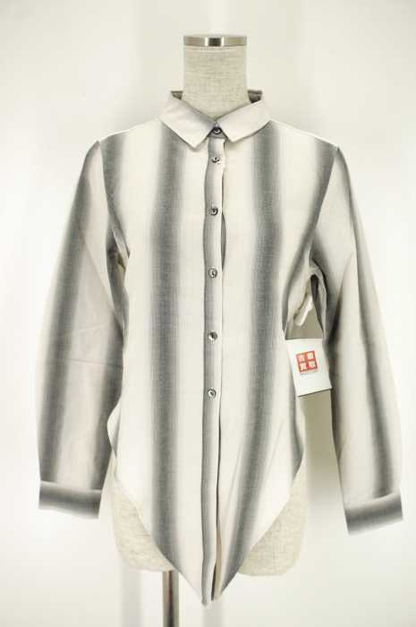 SON OF THE CHEESE （サノバチーズ） RIBBON STRIPED SHIRT シャツ レディース トップス