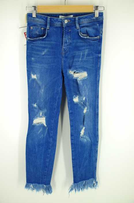 ZARA trafaluc （） クラッシュ加工デニムパンツ レディース パンツ
