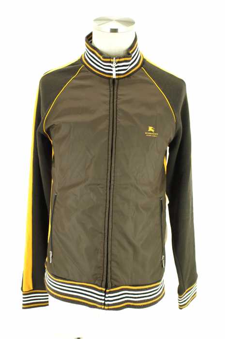 BURBERRY BLACK LABEL （バーバリーブラックレーベル） フロント切替トラックジャケット ジャージブルゾン メンズ アウター