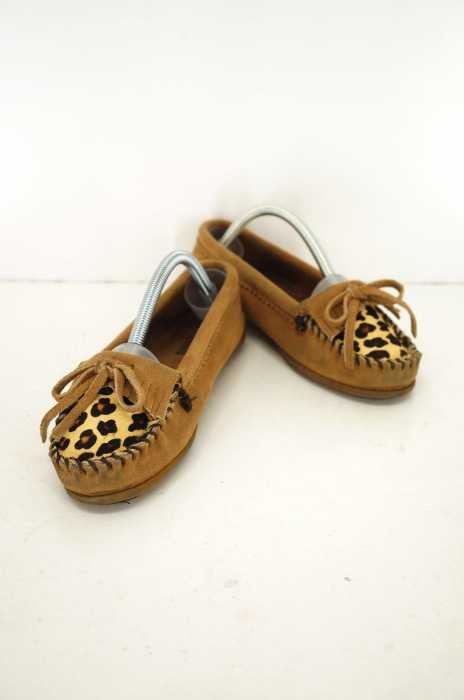 Minnetonka （ミネトンカ） LEOPARD KILTY MOC　レオパードキルティーモック レディース シューズ