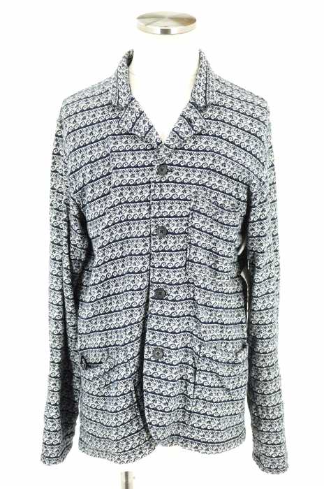Engineered Garments （エンジニアードガーメンツ） Wave Jacquard Knit ジャケット メンズ アウター