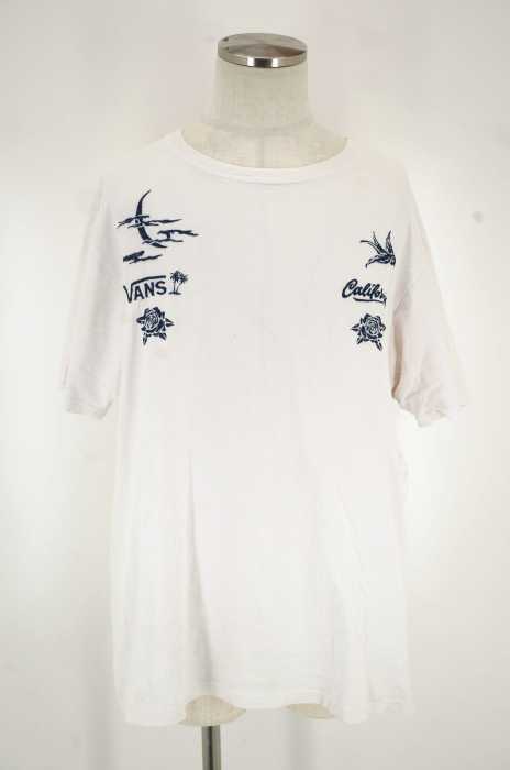 VANS (バンズ) Skelton Skater S/S T-Shirts 刺繍 クルーネック カットソー スカ SKATE メンズ トップス