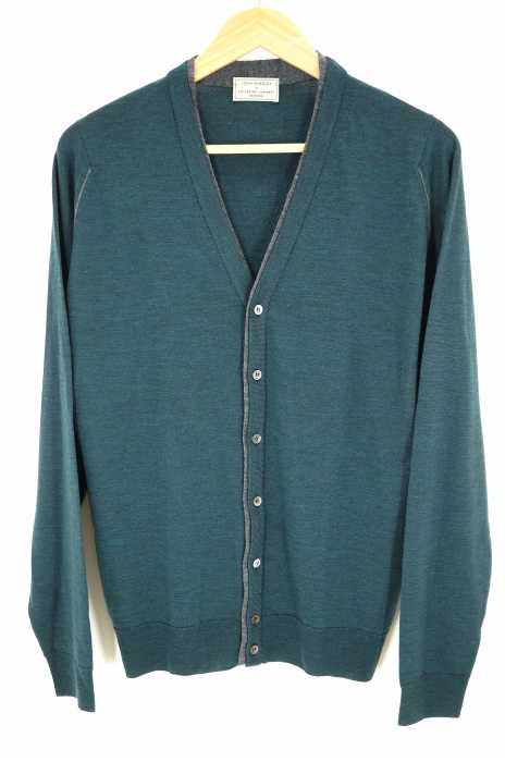 JOHN SMEDLEY×KATHARINE HAMNETT LONDON（ジョンスメドレー キャサリンハムネットロンドン） ウールカーディガン メンズ トップス