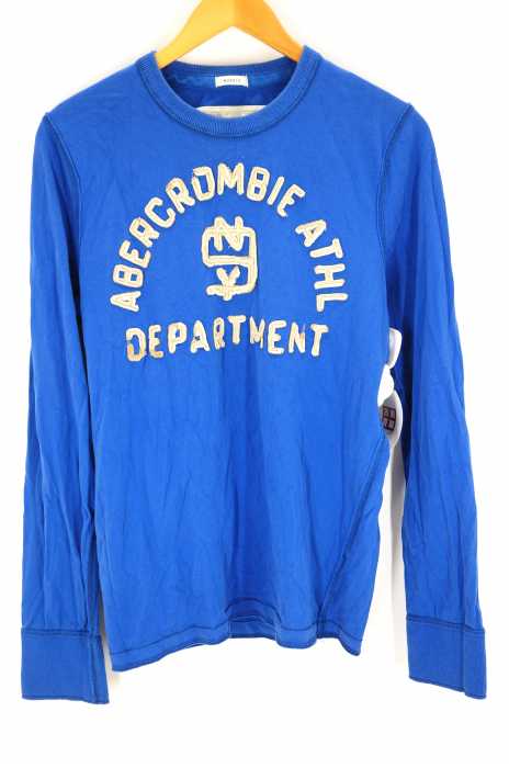 Abercrombie & Fitch(アバクロンビーアンドフィッチ) ロングスリーブロゴTシャツ メンズ トップス