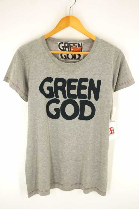 FREECITY （フリーシティー） GREEN GOD　プリントTシャツ レディース トップス