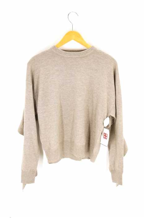 CLANE (クラネ) BACK FRILL KNIT レディース トップス