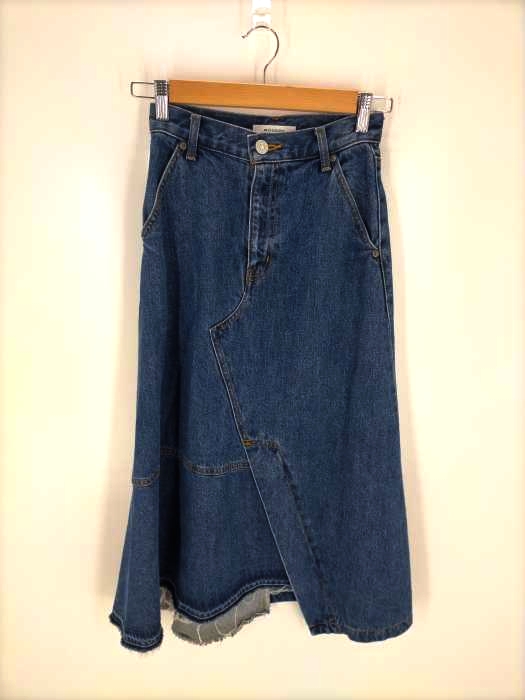 MOUSSY(マウジー) ASYMMETRY DENIM スカート レディース スカート
