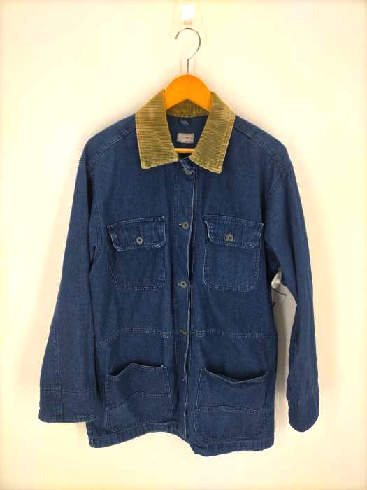 USED古着（ユーズドフルギ） OLD コーデュロイ襟 デニムカバーオール レディース アウター