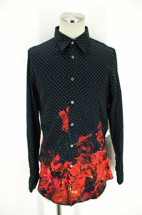 Paul Smith （ポールスミス） ドット柄切替ボタンシャツ メンズ トップス
