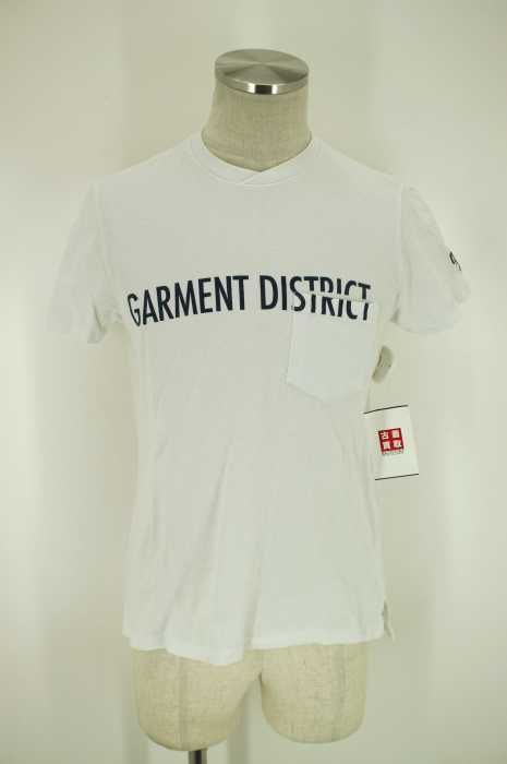 Engineered Garments （エンジニアードガーメンツ） 英字プリント胸ポケットTシャツ メンズ トップス